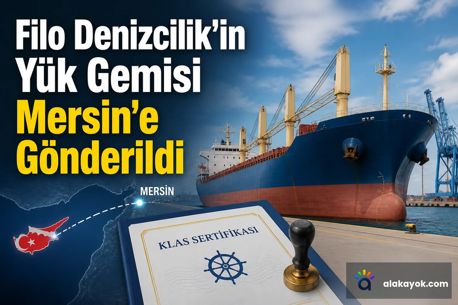 Filo Denizcilik'in Yük Gemisi Mersin'e Gönderildi