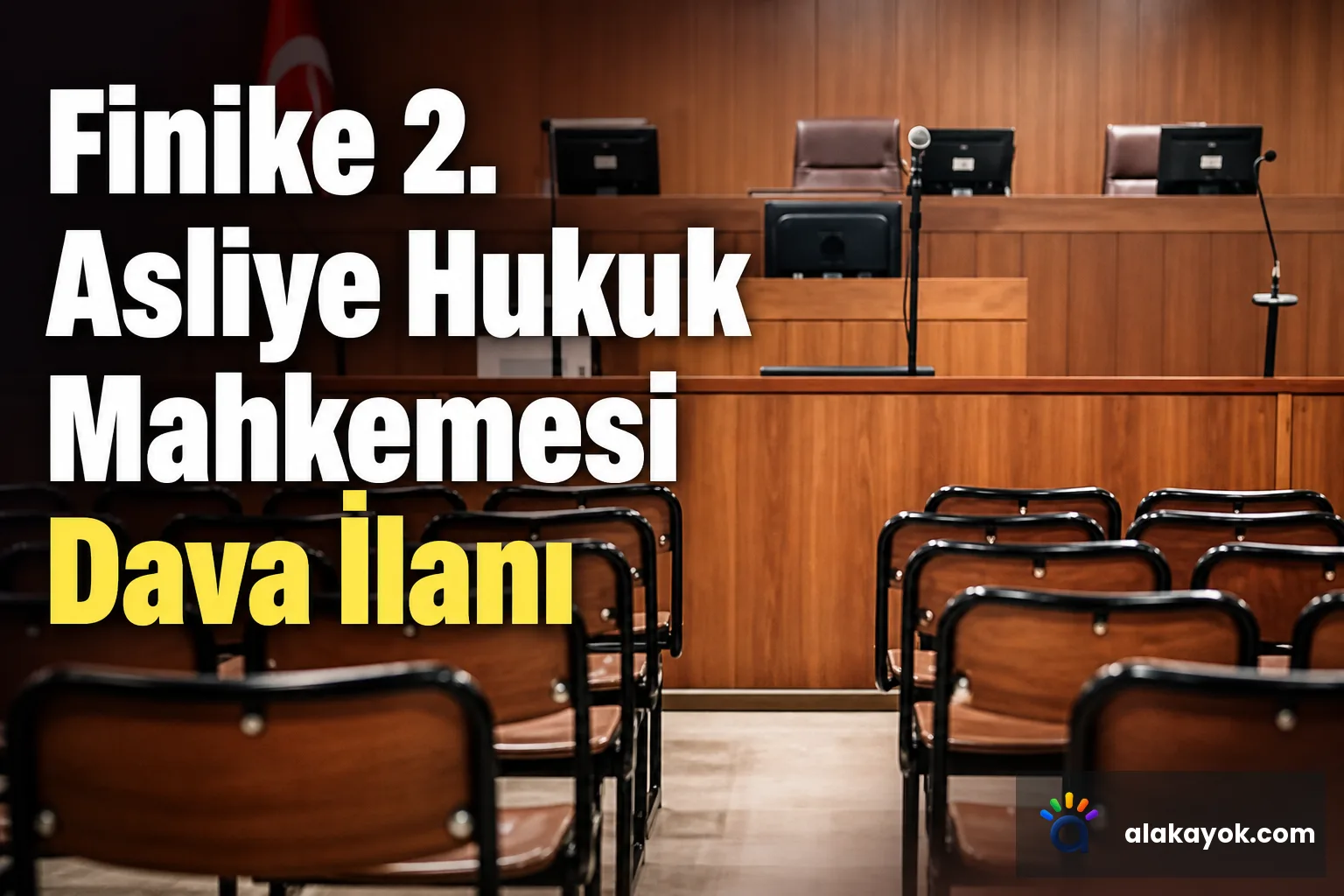 Finike 2. Asliye Hukuk Mahkemesi Dava İlanı