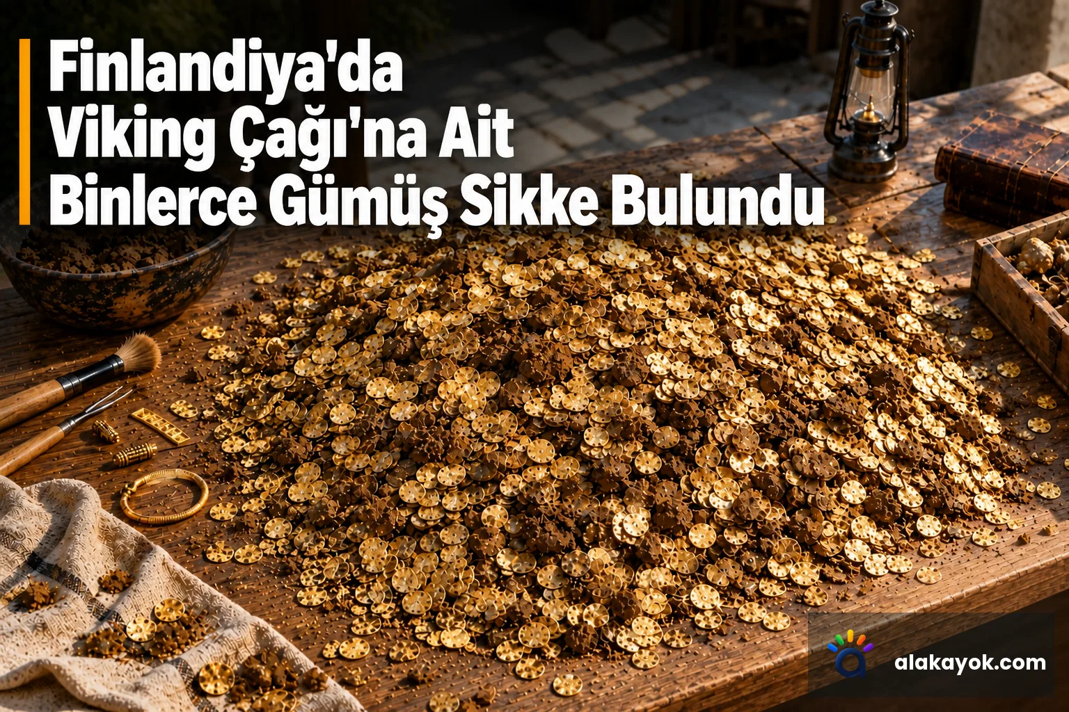 Finlandiya'da Viking Çağı'na Ait Binlerce Gümüş Sikke Bulundu