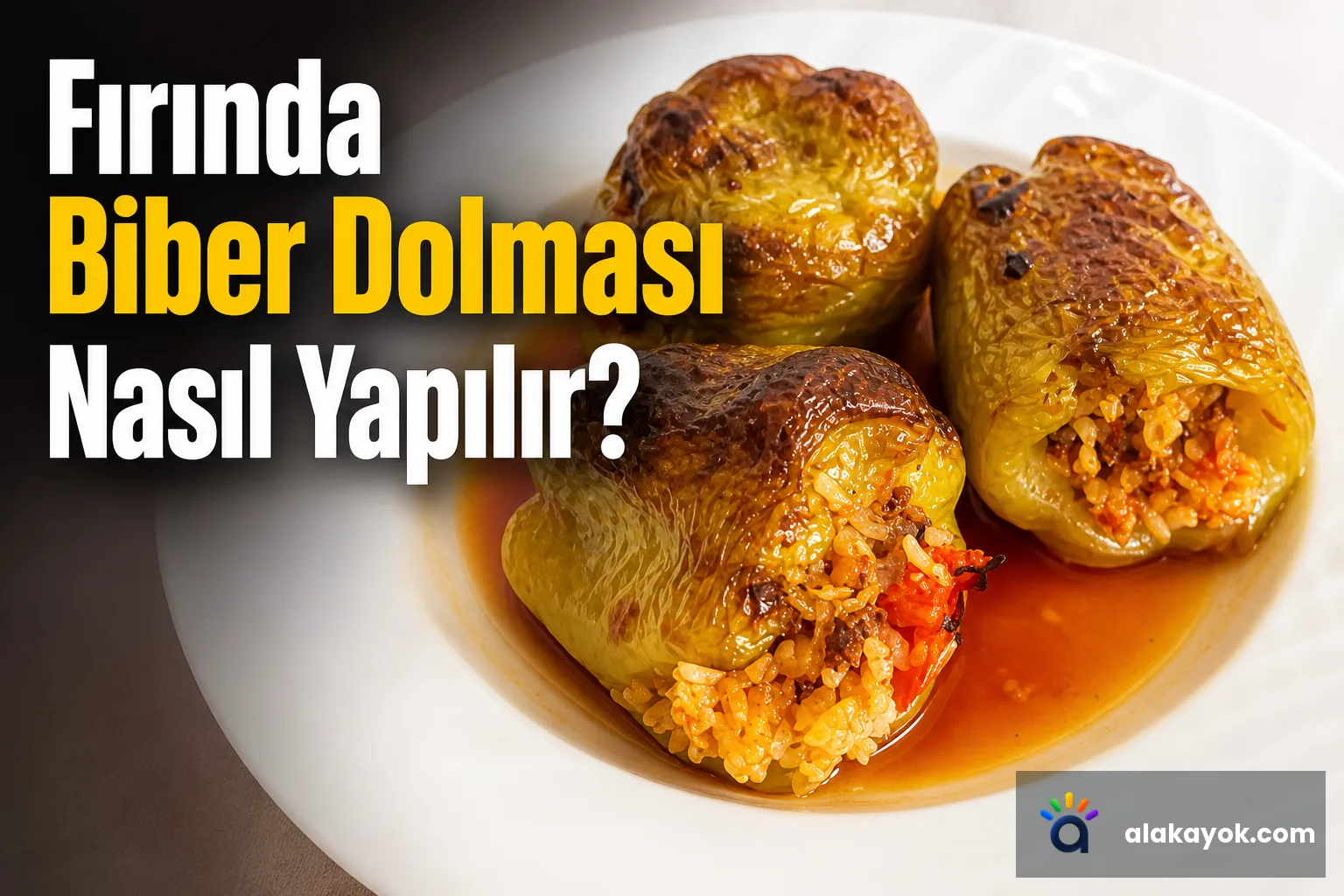 Fırında Biber Dolması Nasıl Yapılır?