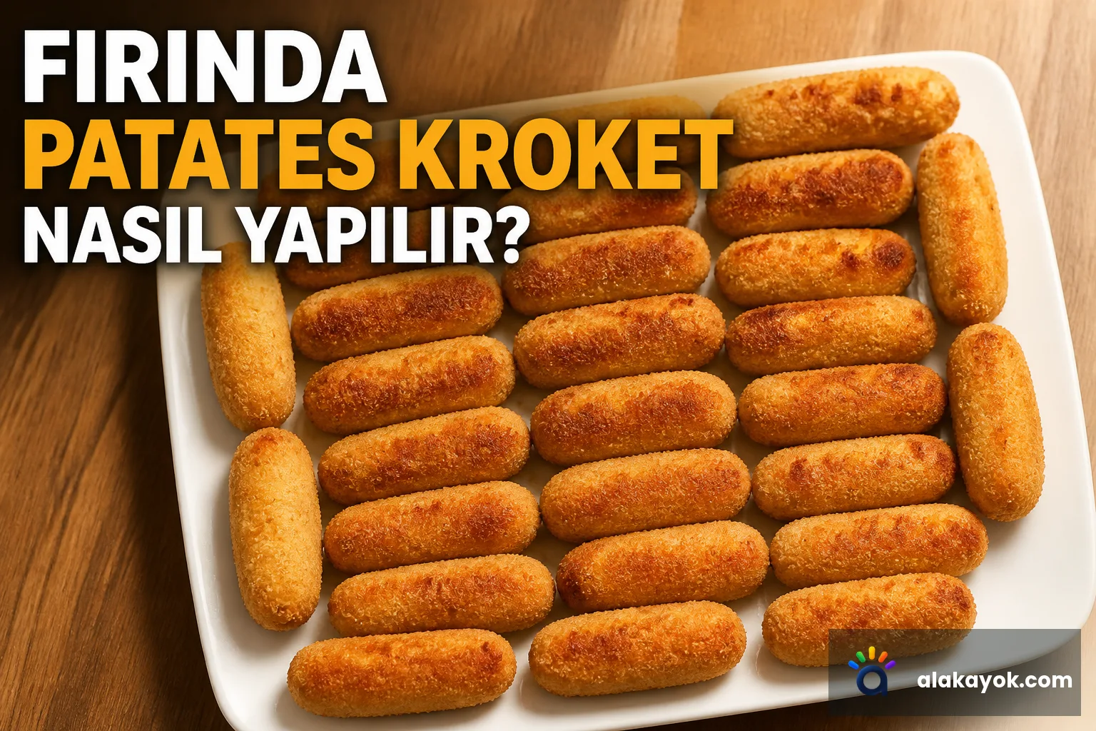 Fırında Patates Kroket Nasıl Yapılır?