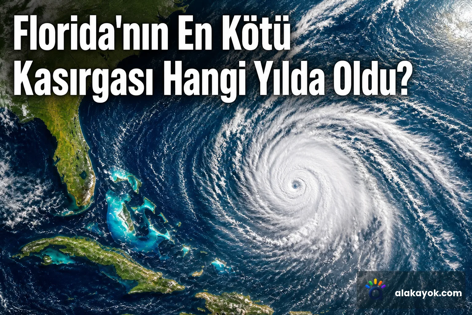 Florida'nın En Kötü Kasırgası Hangi Yılda Oldu?