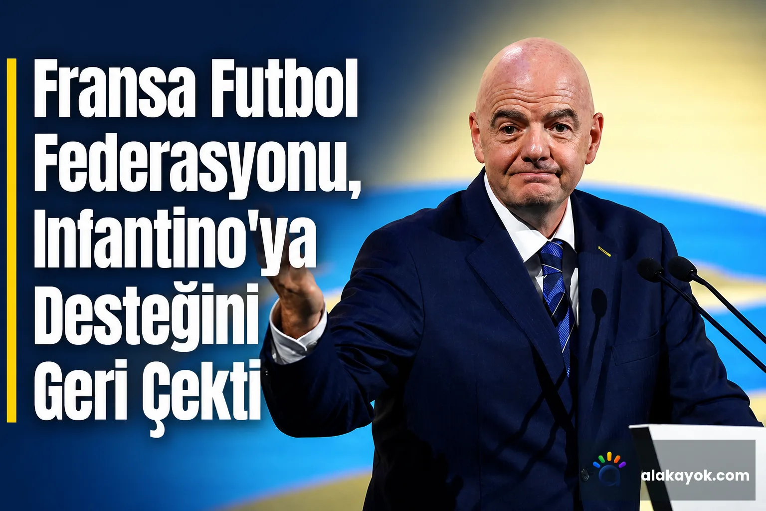 Fransa Futbol Federasyonu, Infantino'ya Desteğini Geri Çekti
