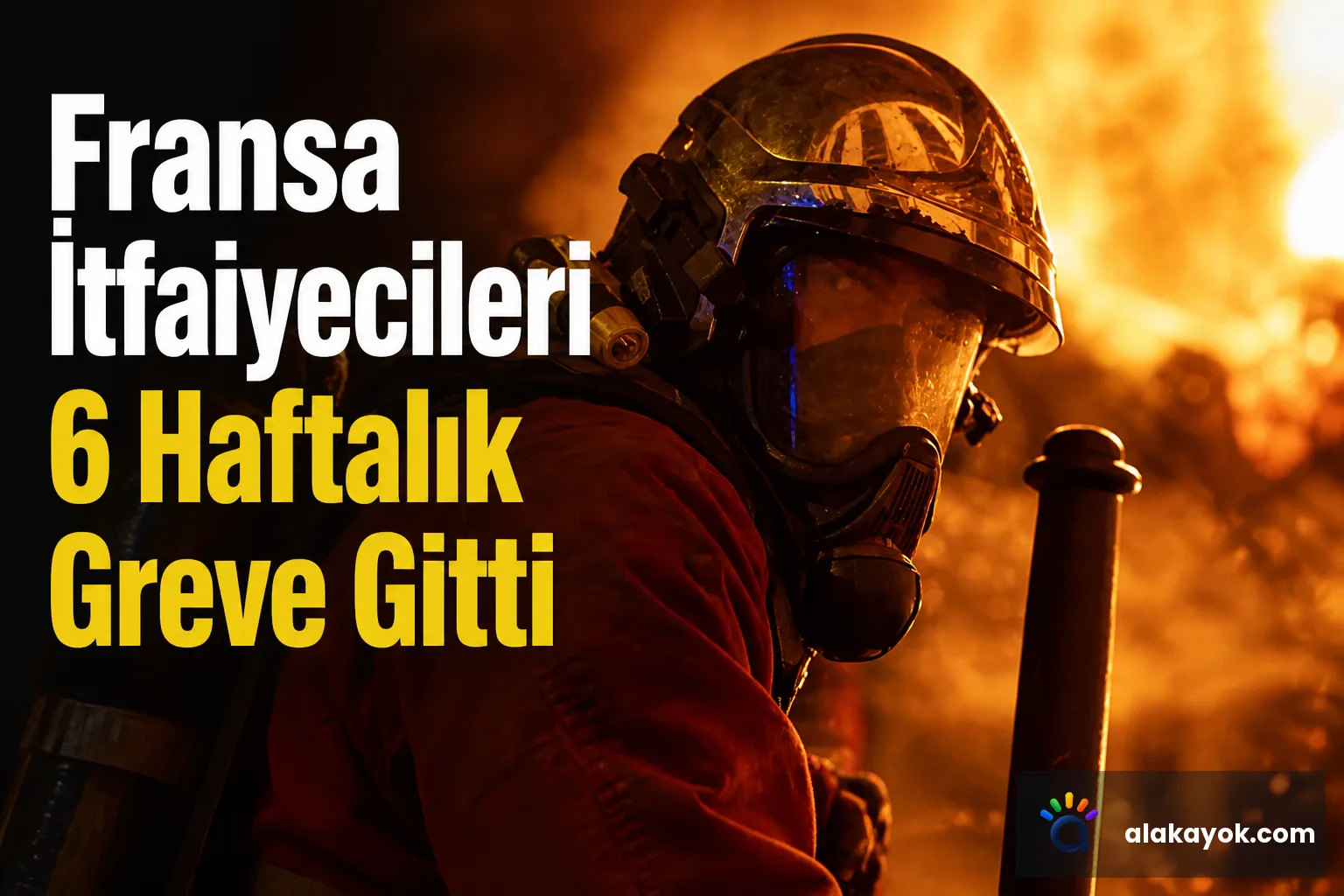 Fransa İtfaiyecileri 6 Haftalık Greve Gitti
