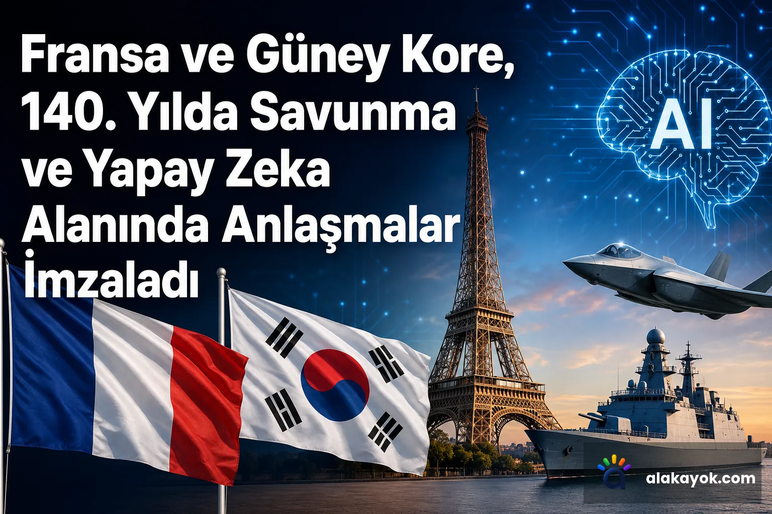 Fransa ve Güney Kore, 140. Yılda Savunma ve Yapay Zeka Alanında Anlaşmalar İmzaladı