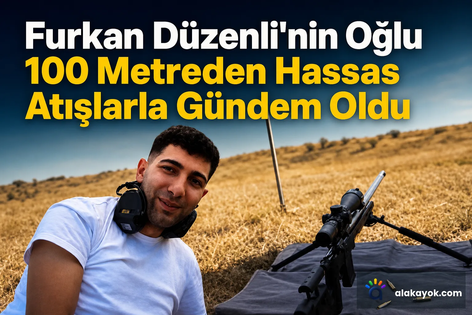 Furkan Düzenli'nin Oğlu 100 Metreden Hassas Atışlarla Gündem Oldu