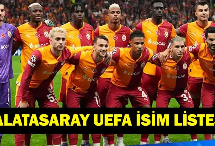 Galatasaray'ın Şampiyonlar Ligi Kadrosu Bekleniyor