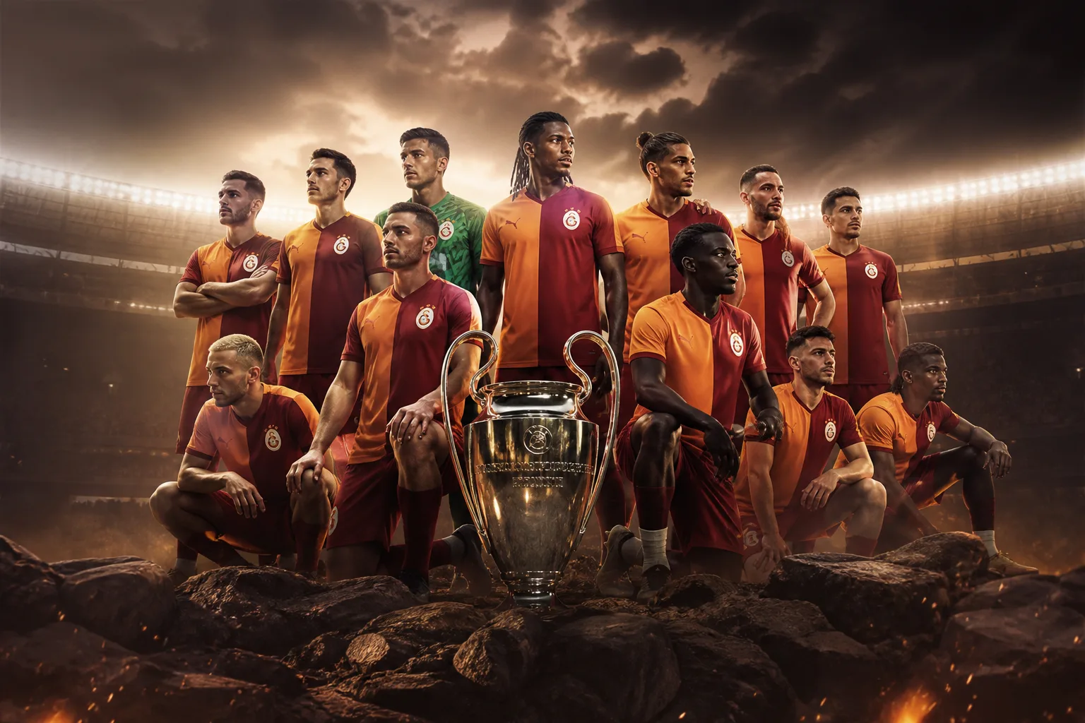 Galatasaray'ın Şampiyonlar Ligi Kadrosu Belli Oldu