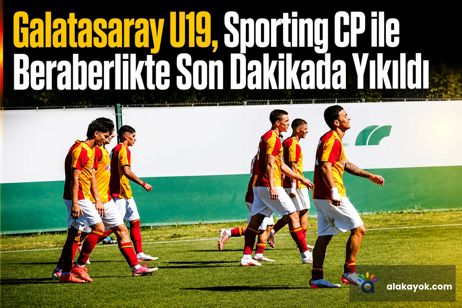 Galatasaray U19, Sporting CP ile Beraberlikte Son Dakikada Yıkıldı