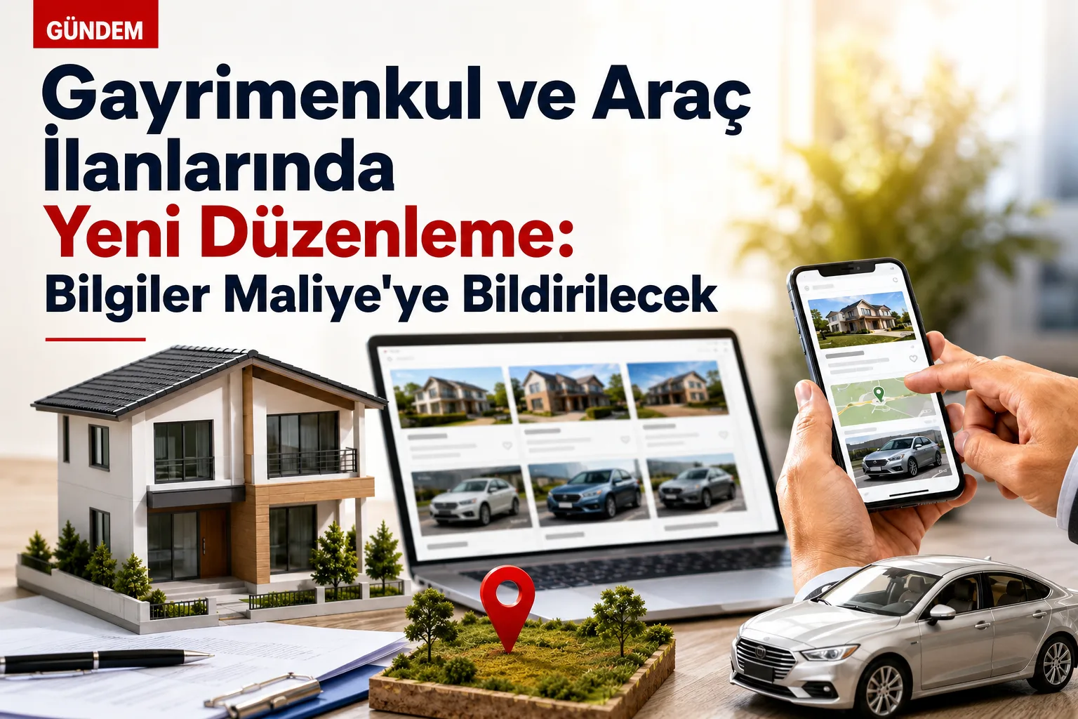 Gayrimenkul ve Araç İlanlarında Yeni Düzenleme: Bilgiler Maliye'ye Bildirilecek