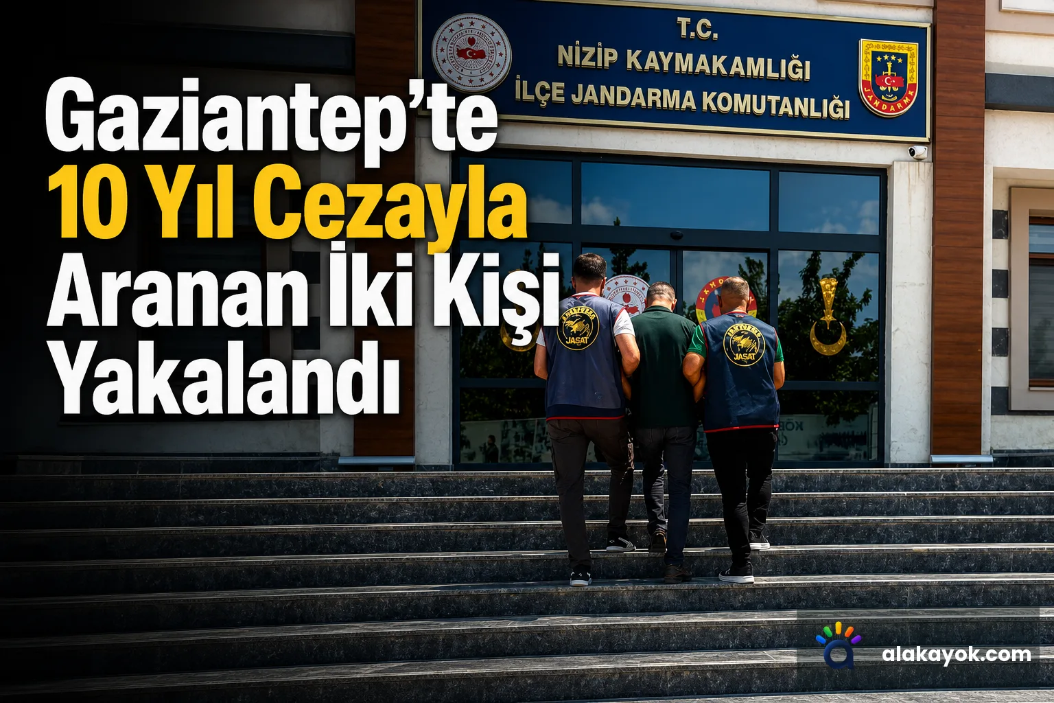 Gaziantep'te 10 Yıl Cezayla Aranan İki Kişi Yakalandı