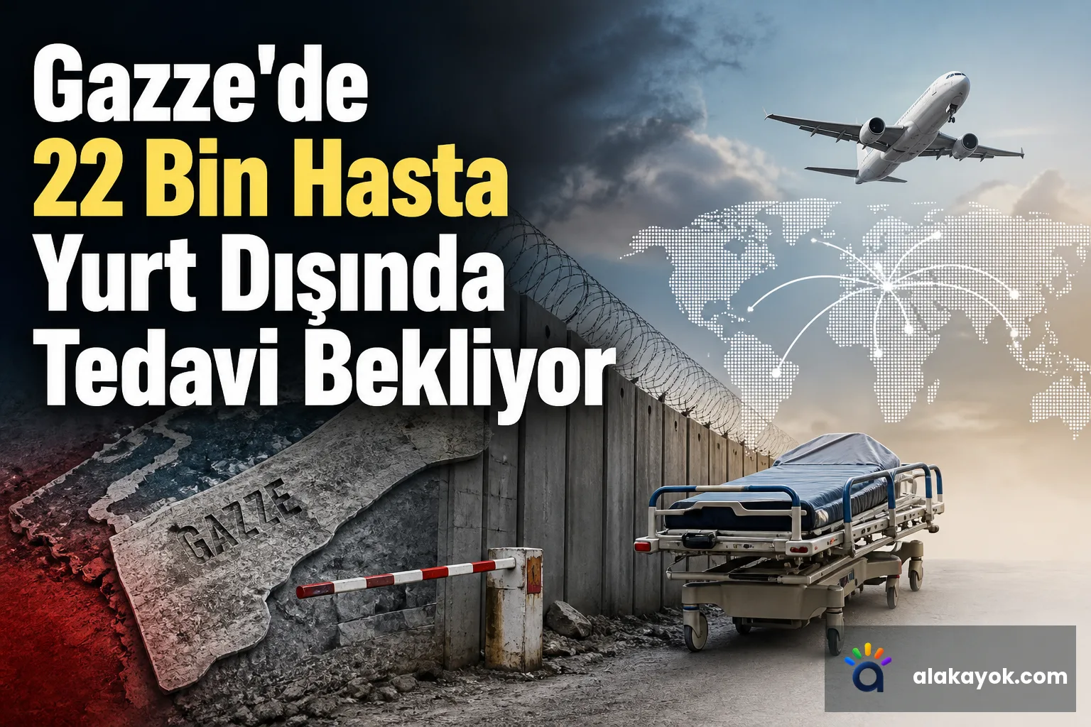 Gazze'de 22 Bin Hasta Yurt Dışında Tedavi Bekliyor