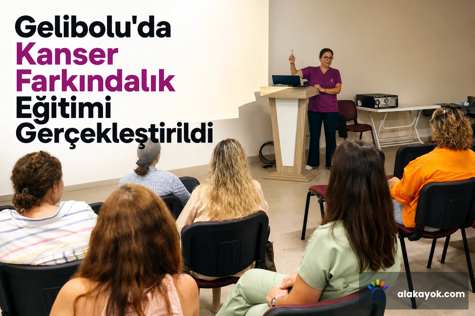 Gelibolu'da Kanser Farkındalık Eğitimi Gerçekleştirildi