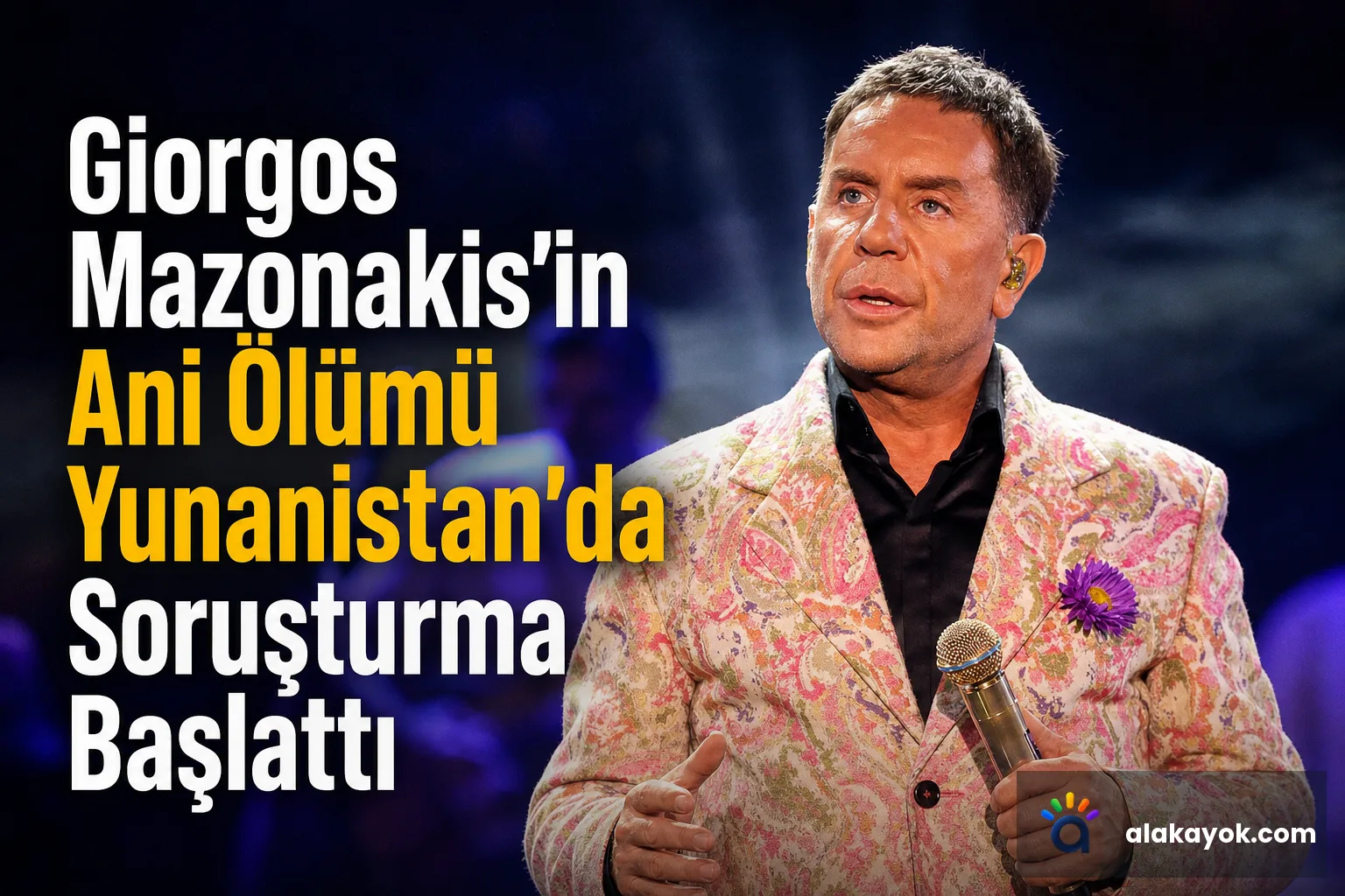Giorgos Mazonakis'in Ani Ölümü Yunanistan'da Soruşturma Başlattı