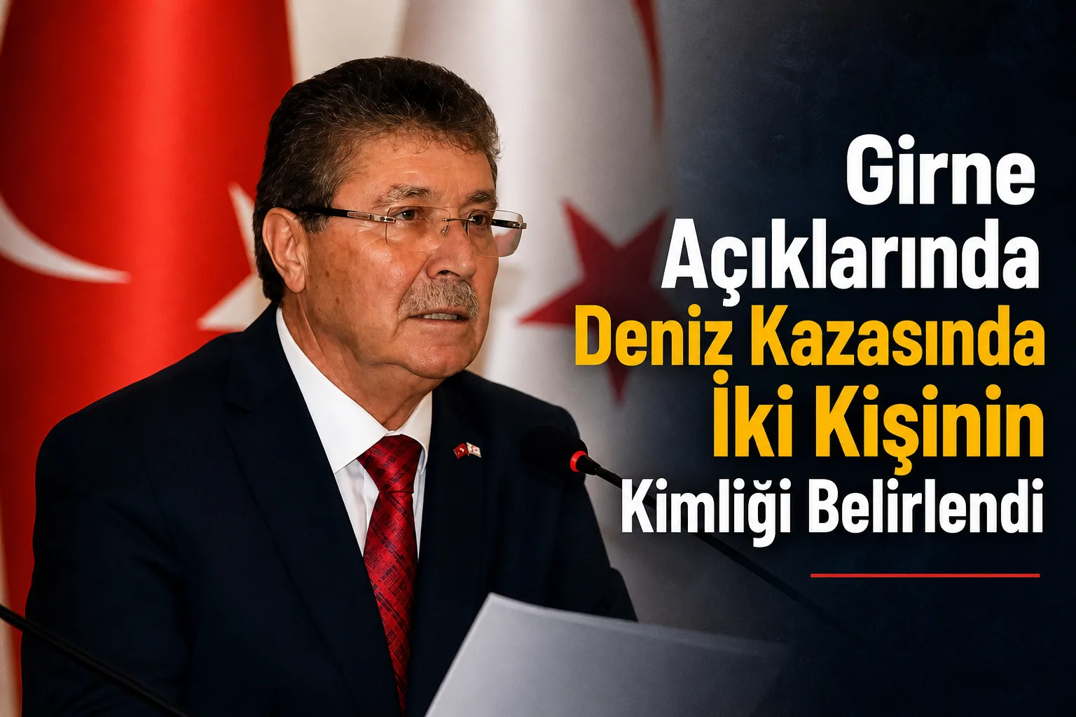 Girne Açıklarında Deniz Kazasında İki Kişinin Kimliği Belirlendi