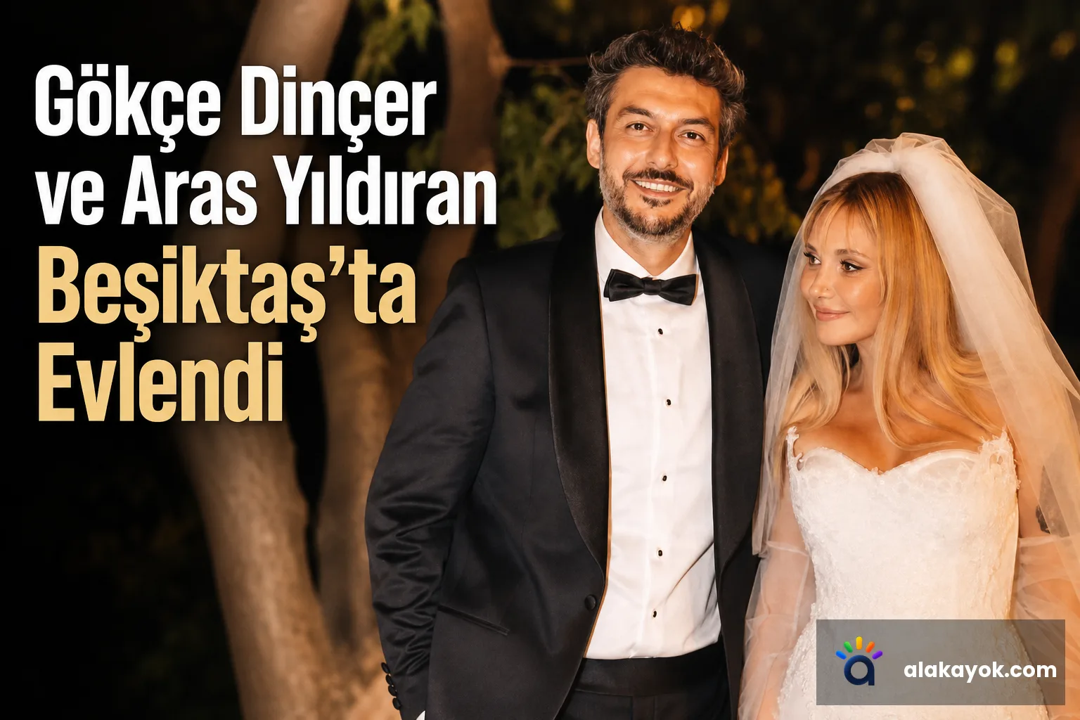 Gökçe Dinçer ve Aras Yıldıran Beşiktaş'ta Evlendi