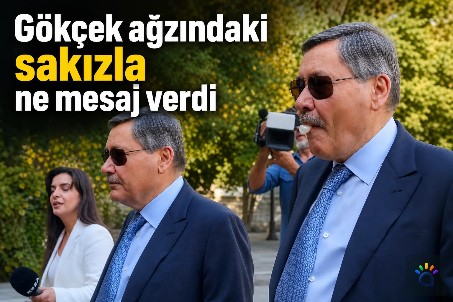 Gökçek ağzındaki sakızla ne mesaj verdi