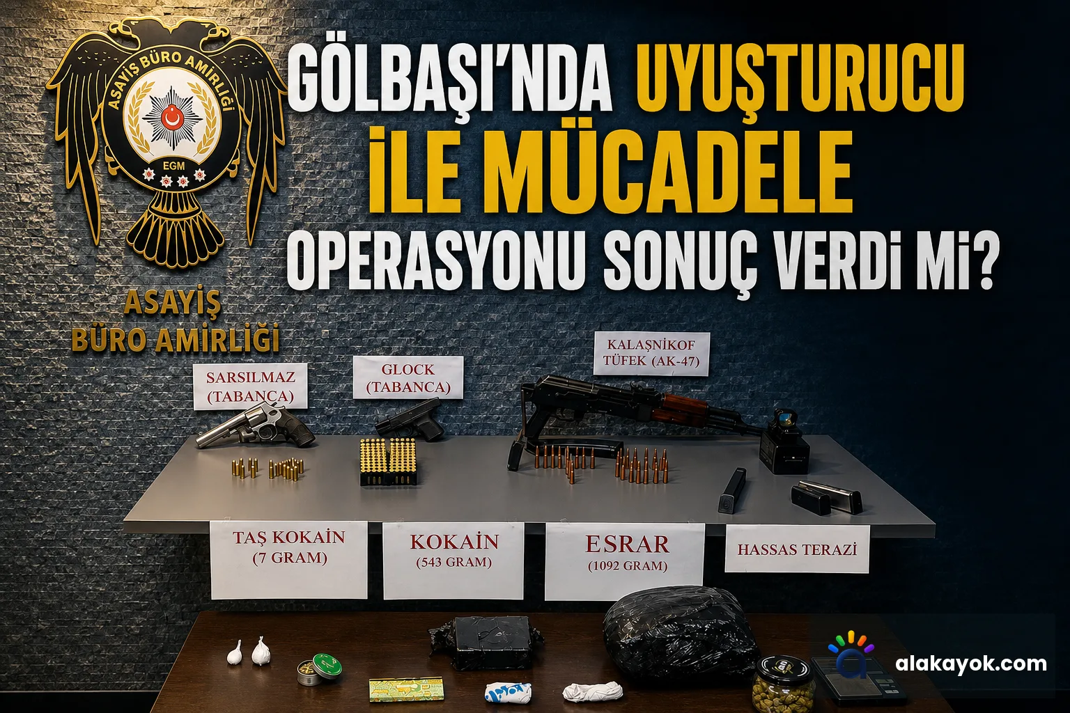 Gölbaşı'nda uyuşturucu ile mücadele operasyonu sonuç verdi mi?