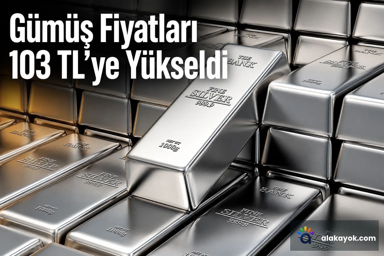 Gümüş Fiyatları 103 TL'ye Yükseldi