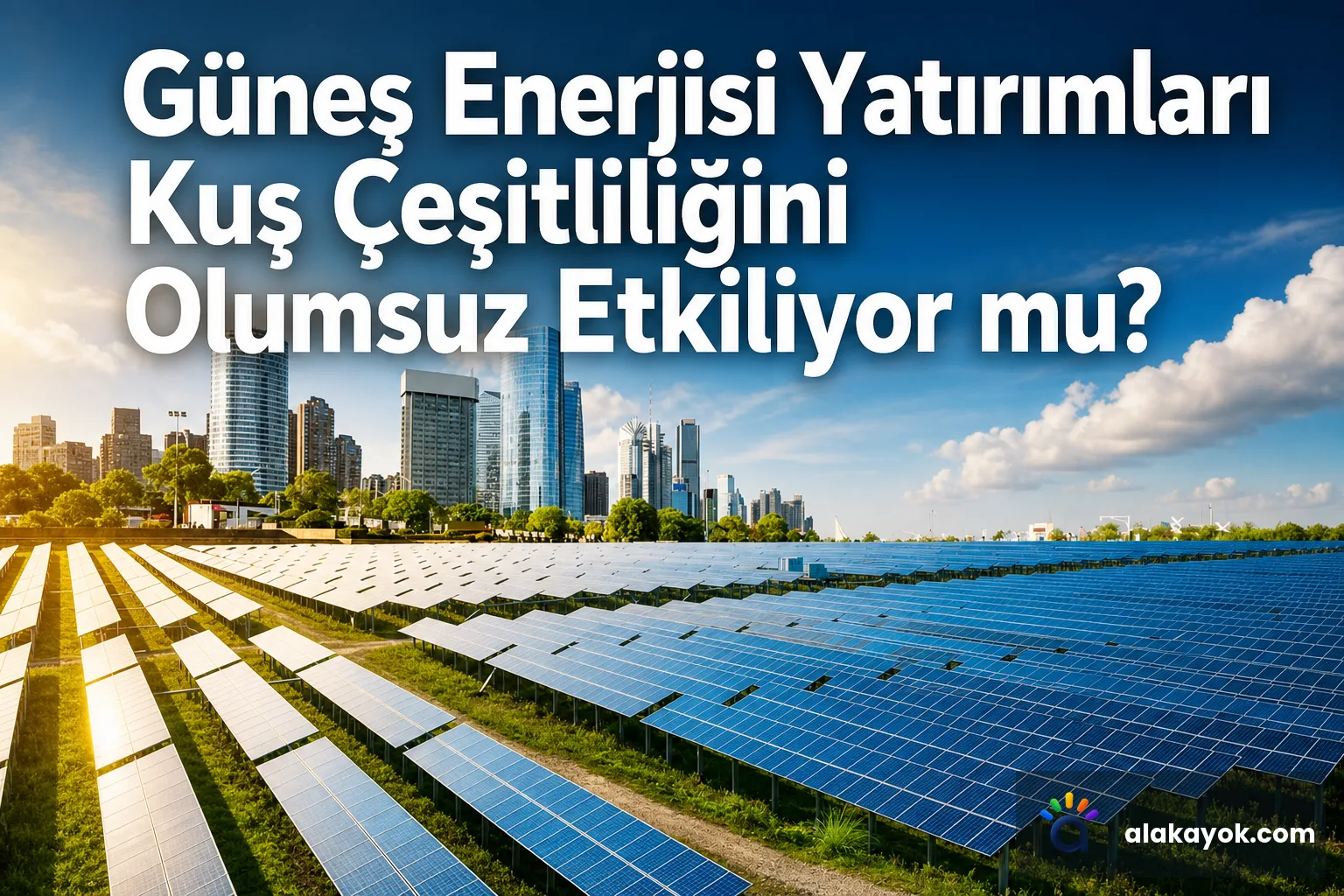 Güneş Enerjisi Yatırımları Kuş Çeşitliliğini Olumsuz Etkiliyor mu?