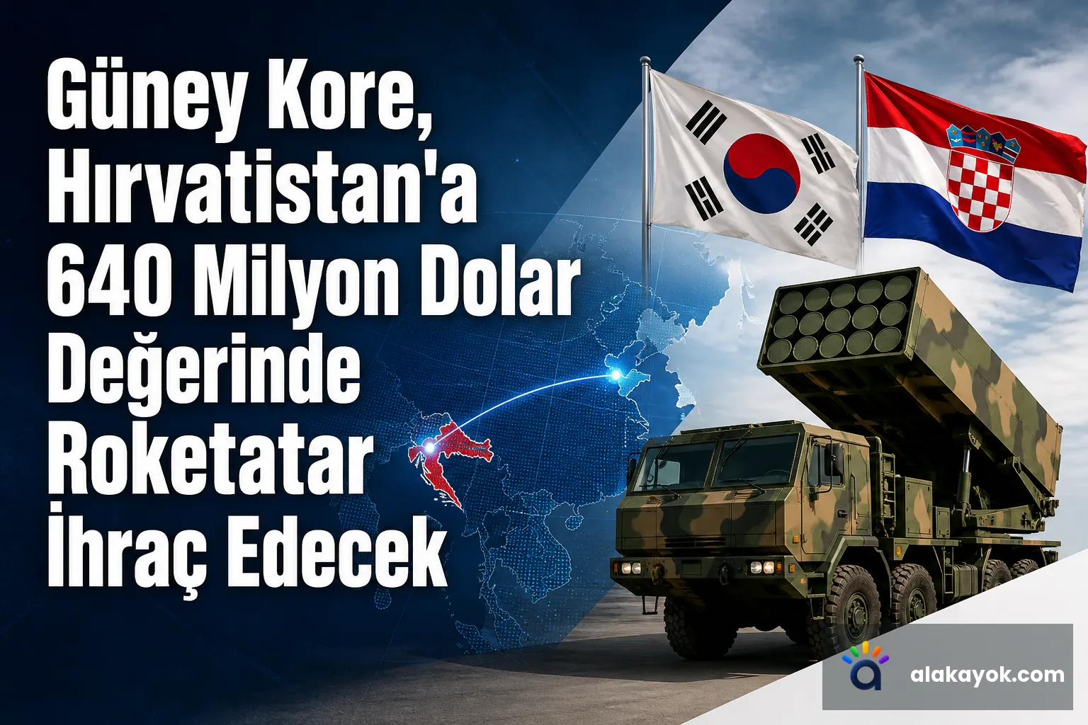 Güney Kore, Hırvatistan'a 640 Milyon Dolar Değerinde Roketatar İhraç Edecek