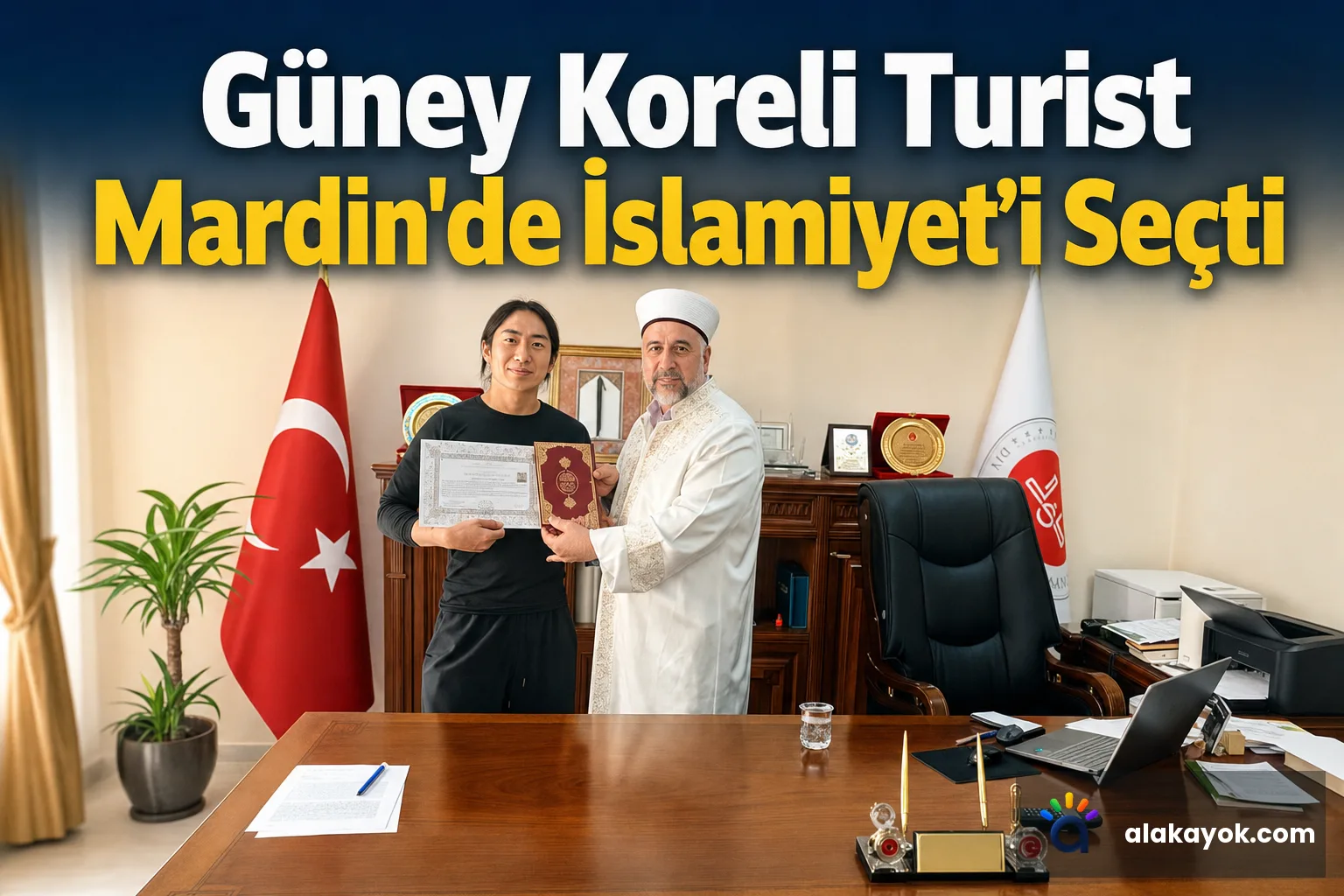 Güney Koreli Turist Mardin'de İslamiyet'i Seçti