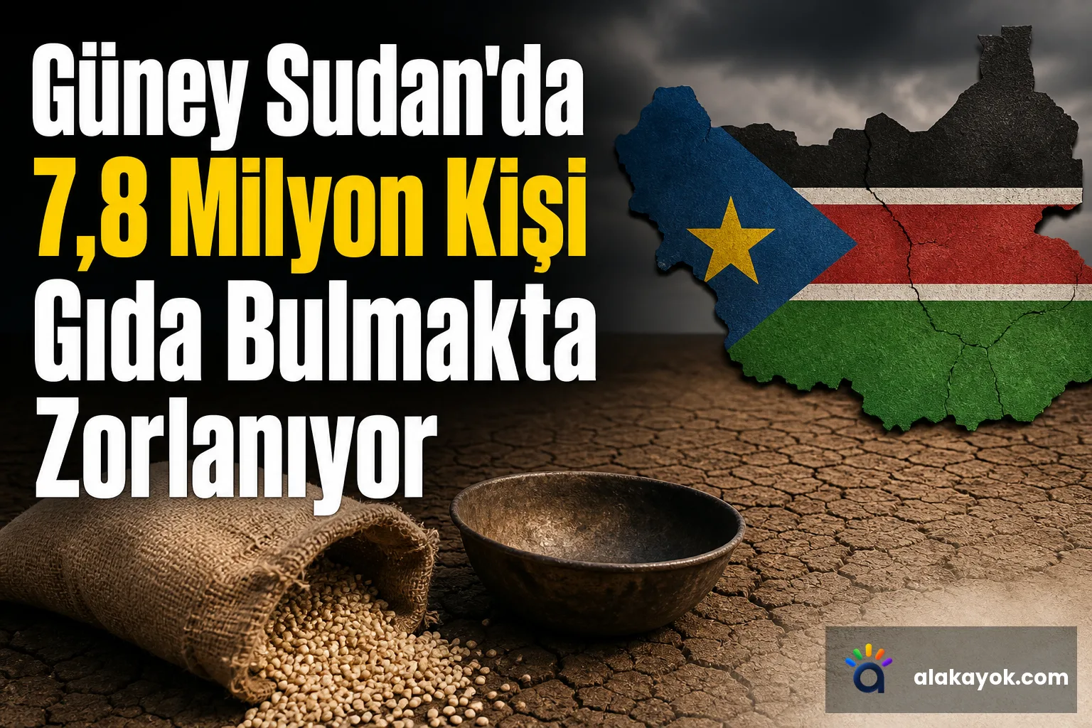 Güney Sudan'da 7,8 Milyon Kişi Gıda Bulmakta Zorlanıyor