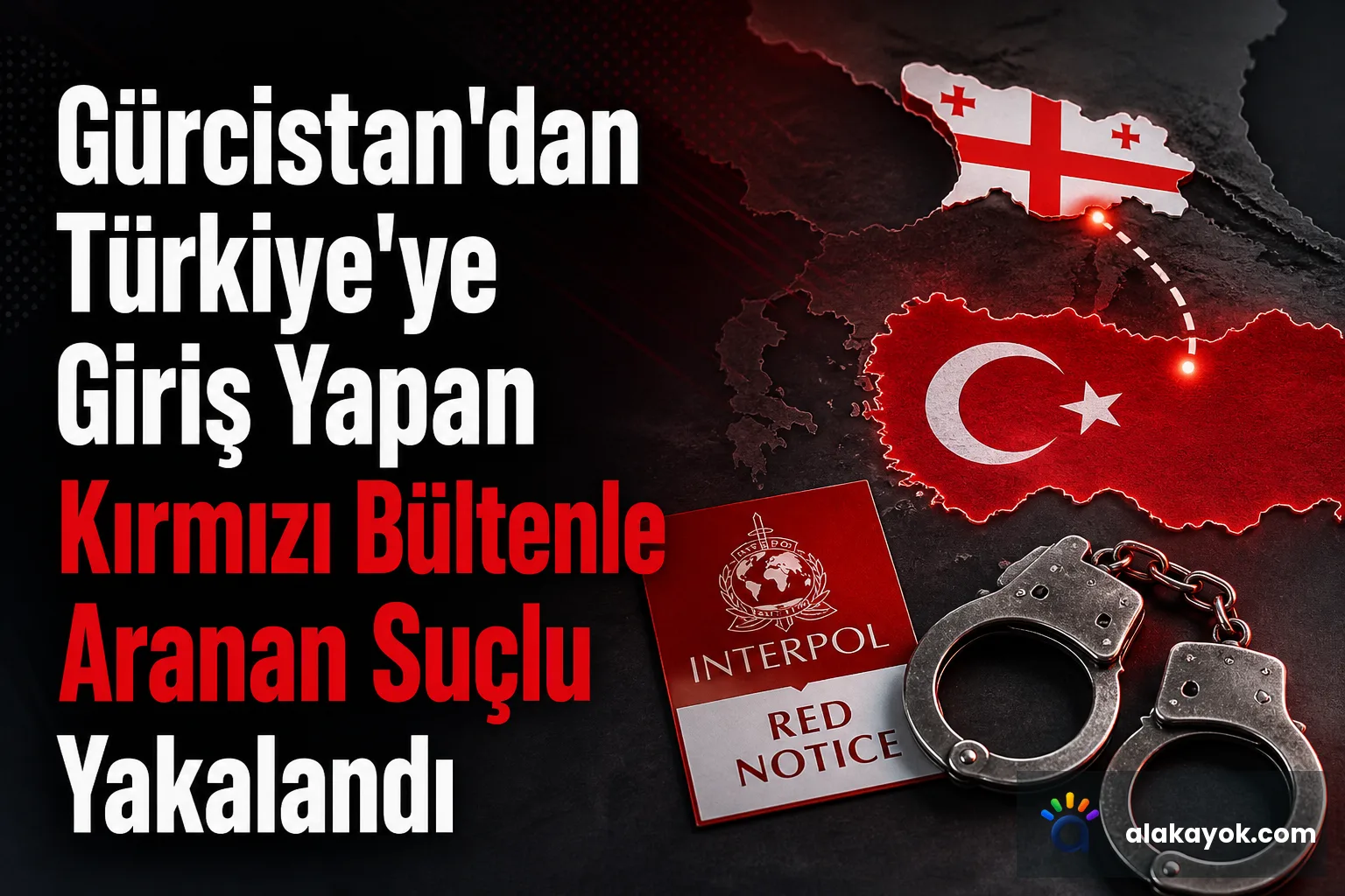 Gürcistan'dan Türkiye'ye Giriş Yapan Kırmızı Bültenle Aranan Suçlu Yakalandı