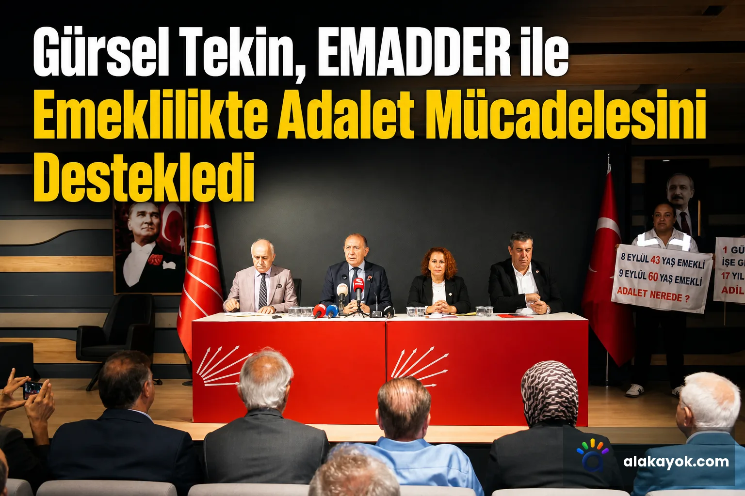 Gürsel Tekin, EMADDER ile Emeklilikte Adalet Mücadelesini Destekledi