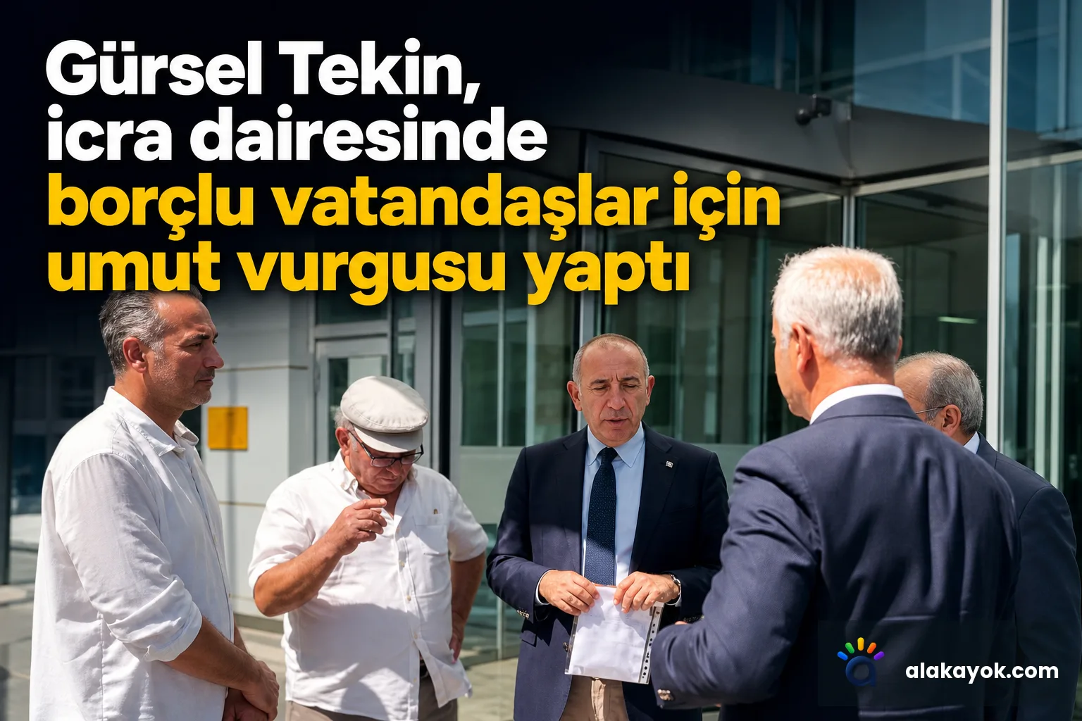 Gürsel Tekin, icra dairesinde borçlu vatandaşlar için umut vurgusu yaptı