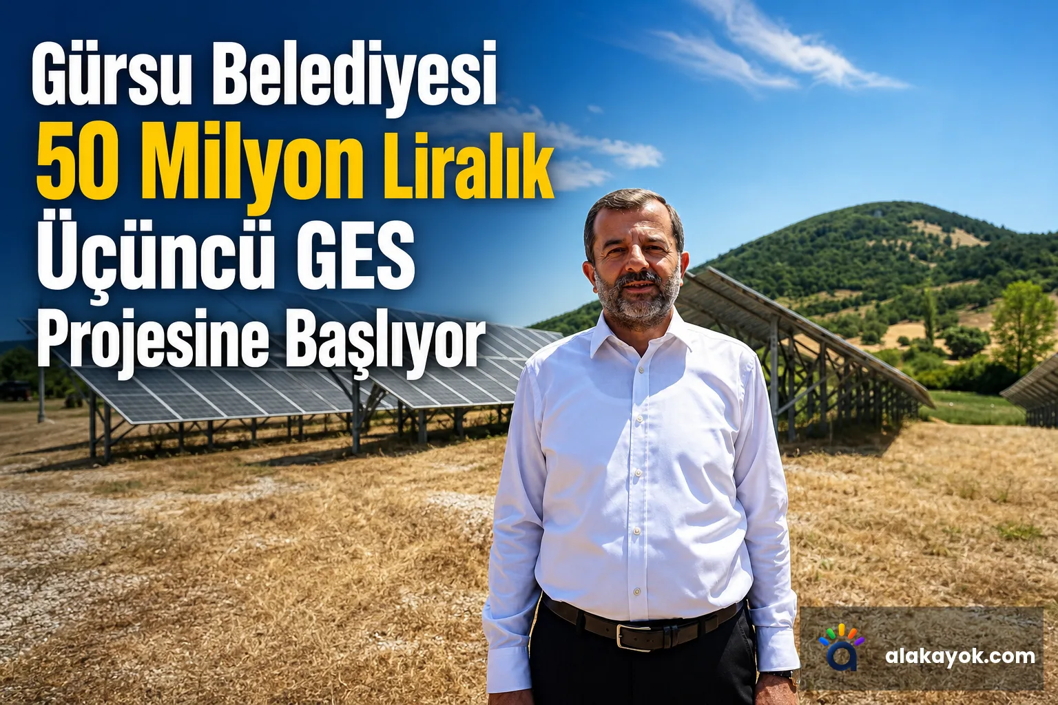 Gürsu Belediyesi 50 Milyon Liralık Üçüncü GES Projesine Başlıyor