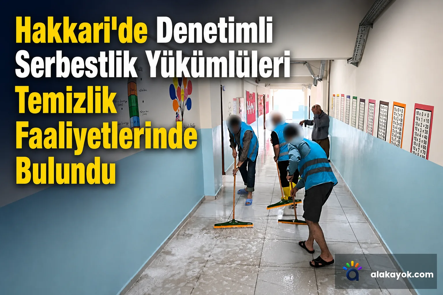 Hakkari'de Denetimli Serbestlik Yükümlüleri Temizlik Faaliyetlerinde Bulundu