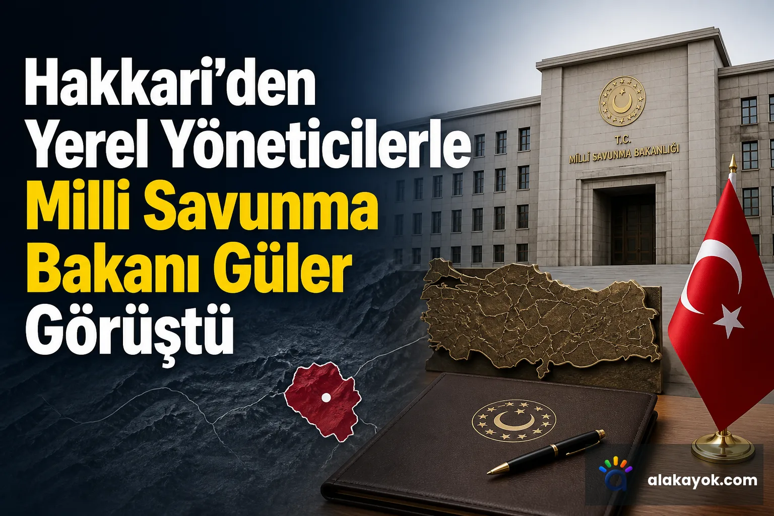 Hakkari'den Yerel Yöneticilerle Milli Savunma Bakanı Güler Görüştü