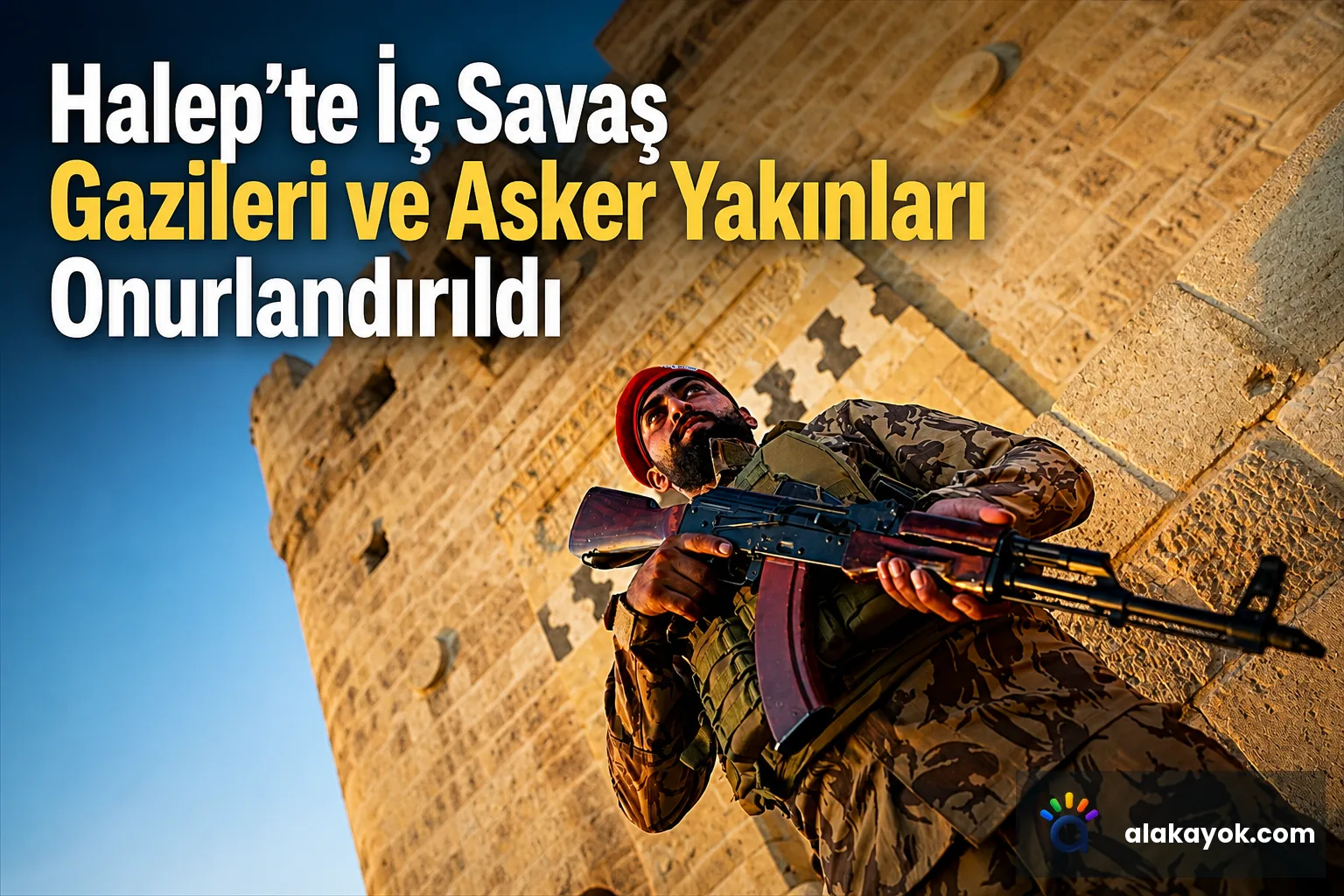 Halep'te İç Savaş Gazileri ve Asker Yakınları Onurlandırıldı