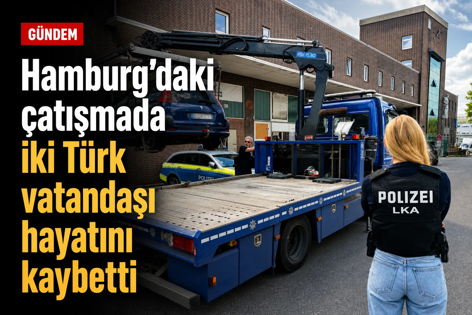 Hamburg'daki çatışmada iki Türk vatandaşı hayatını kaybetti