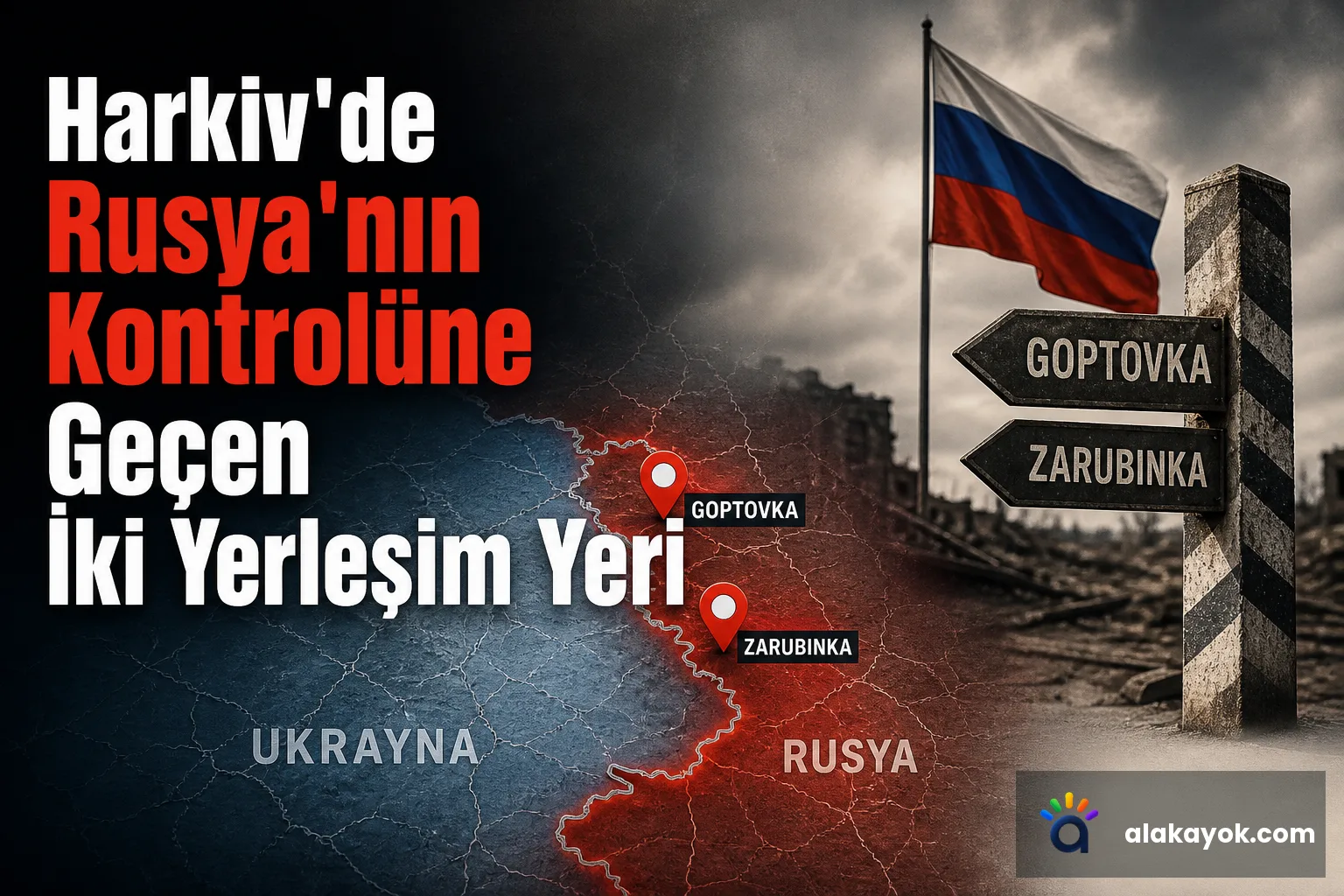 Harkiv'de Rusya'nın Kontrolüne Geçen İki Yerleşim Yeri