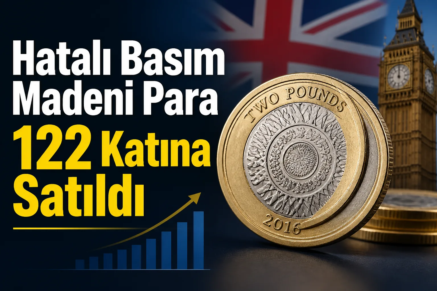 Hatalı Basım Madeni Para 122 Katına Satıldı