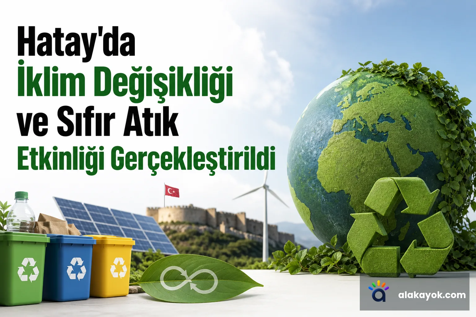 Hatay'da İklim Değişikliği ve Sıfır Atık Etkinliği Gerçekleştirildi