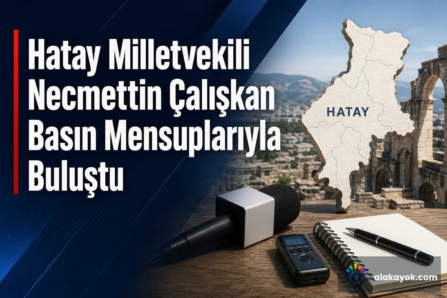 Hatay Milletvekili Necmettin Çalışkan Basın Mensuplarıyla Buluştu