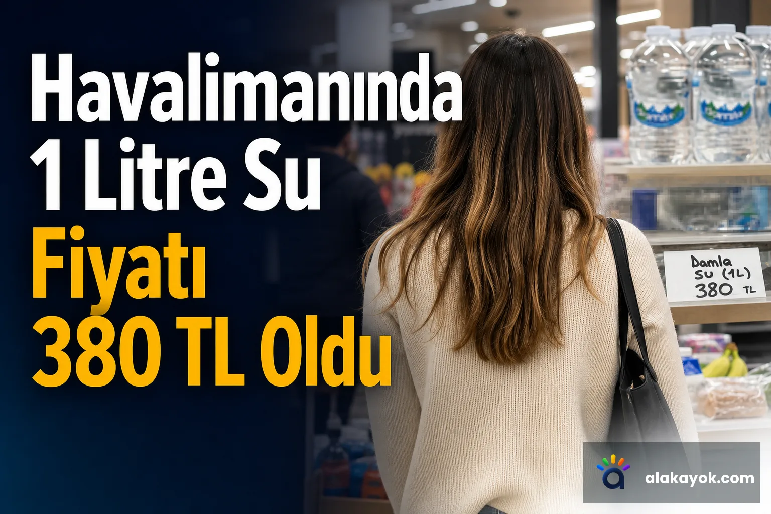 Havalimanında 1 Litre Su Fiyatı 380 TL Oldu
