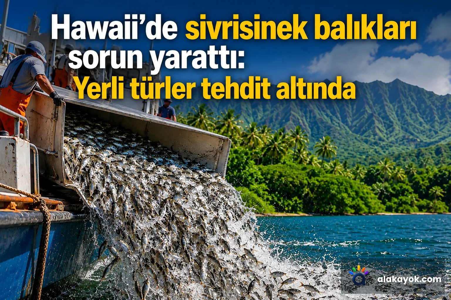 Hawaii'de sivrisinek balıkları sorun yarattı: Yerli türler tehdit altında