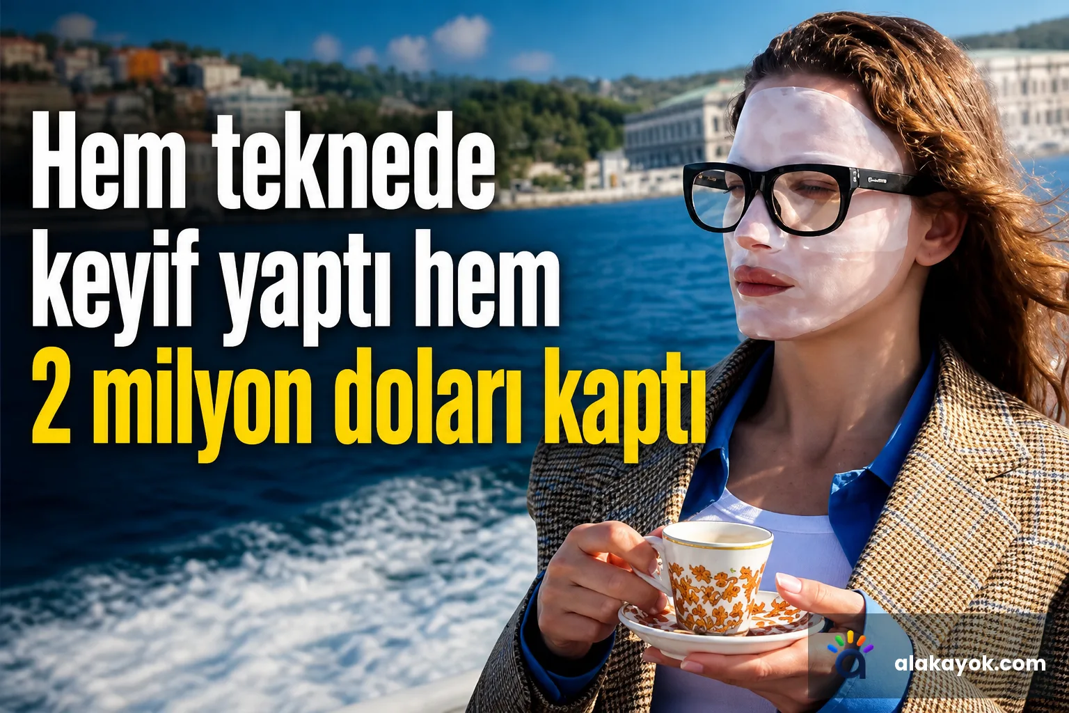 Hem teknede keyif yaptı hem 2 milyon doları kaptı