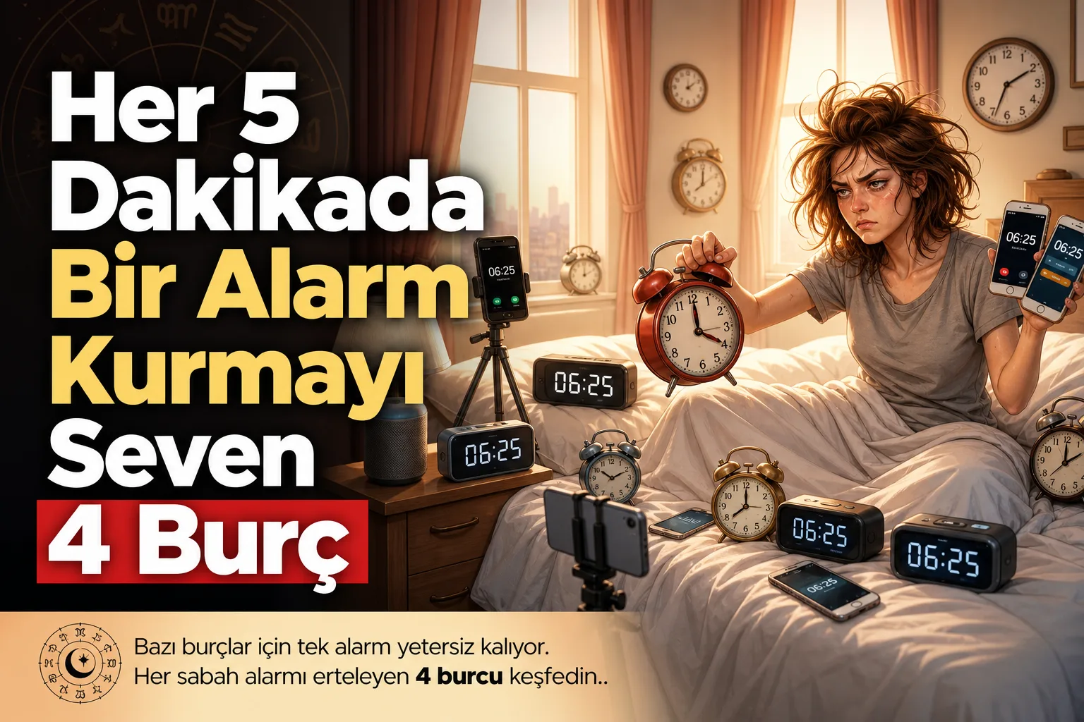 Her 5 Dakikada Bir Alarm Kurmayı Seven 4 Burç