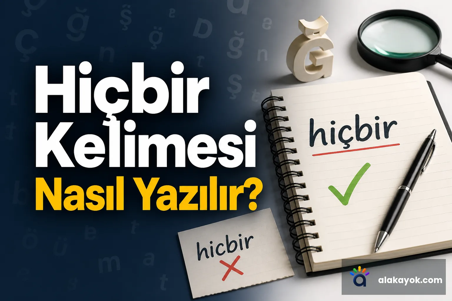 Hiçbir Kelimesi Nasıl Yazılır?
