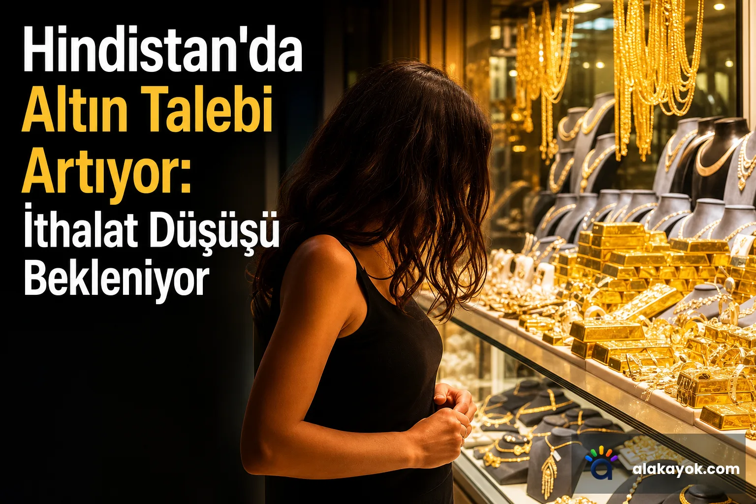 Hindistan'da Altın Talebi Artıyor: İthalat Düşüşü Bekleniyor