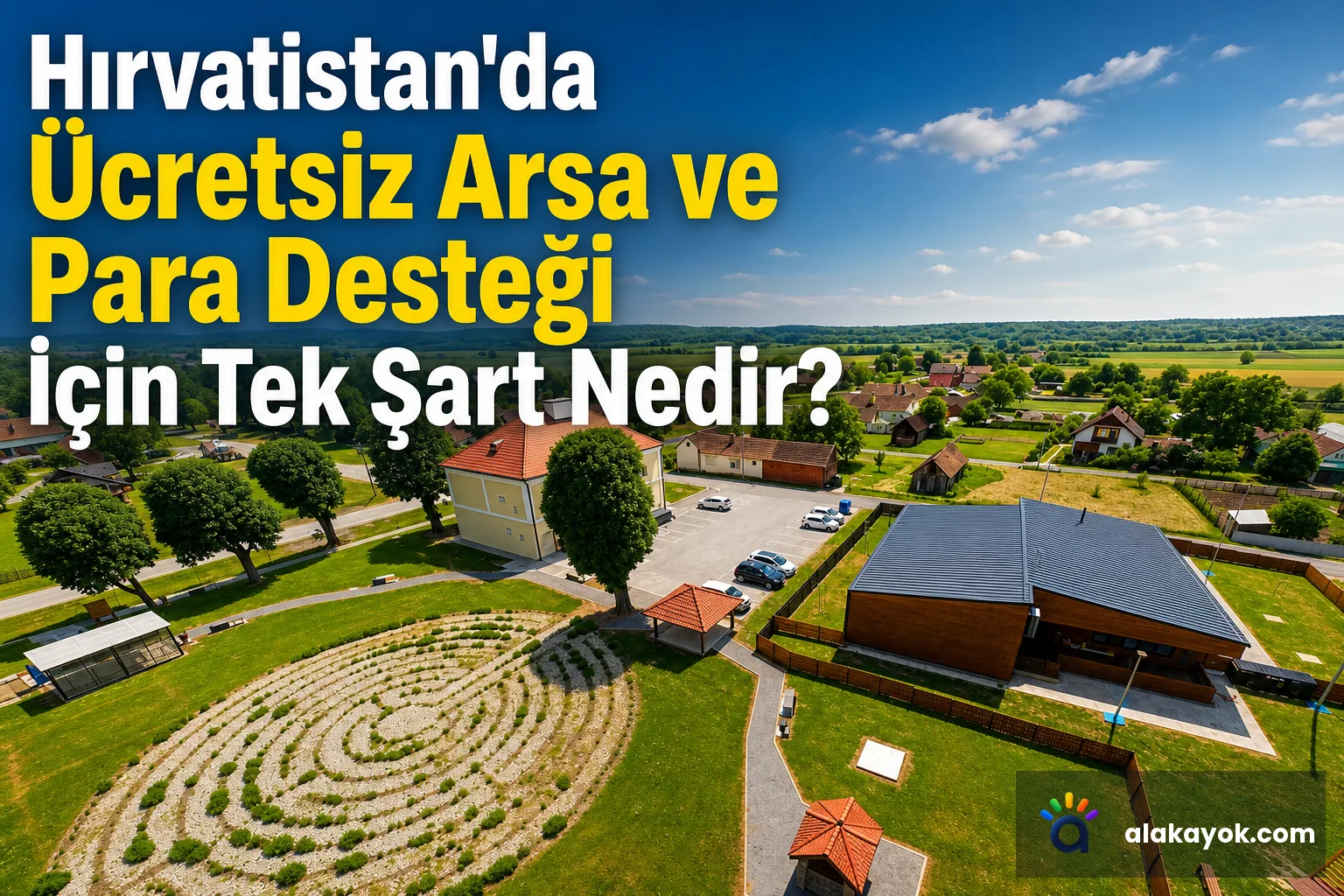 Hırvatistan'da Ücretsiz Arsa ve Para Desteği İçin Tek Şart Nedir?