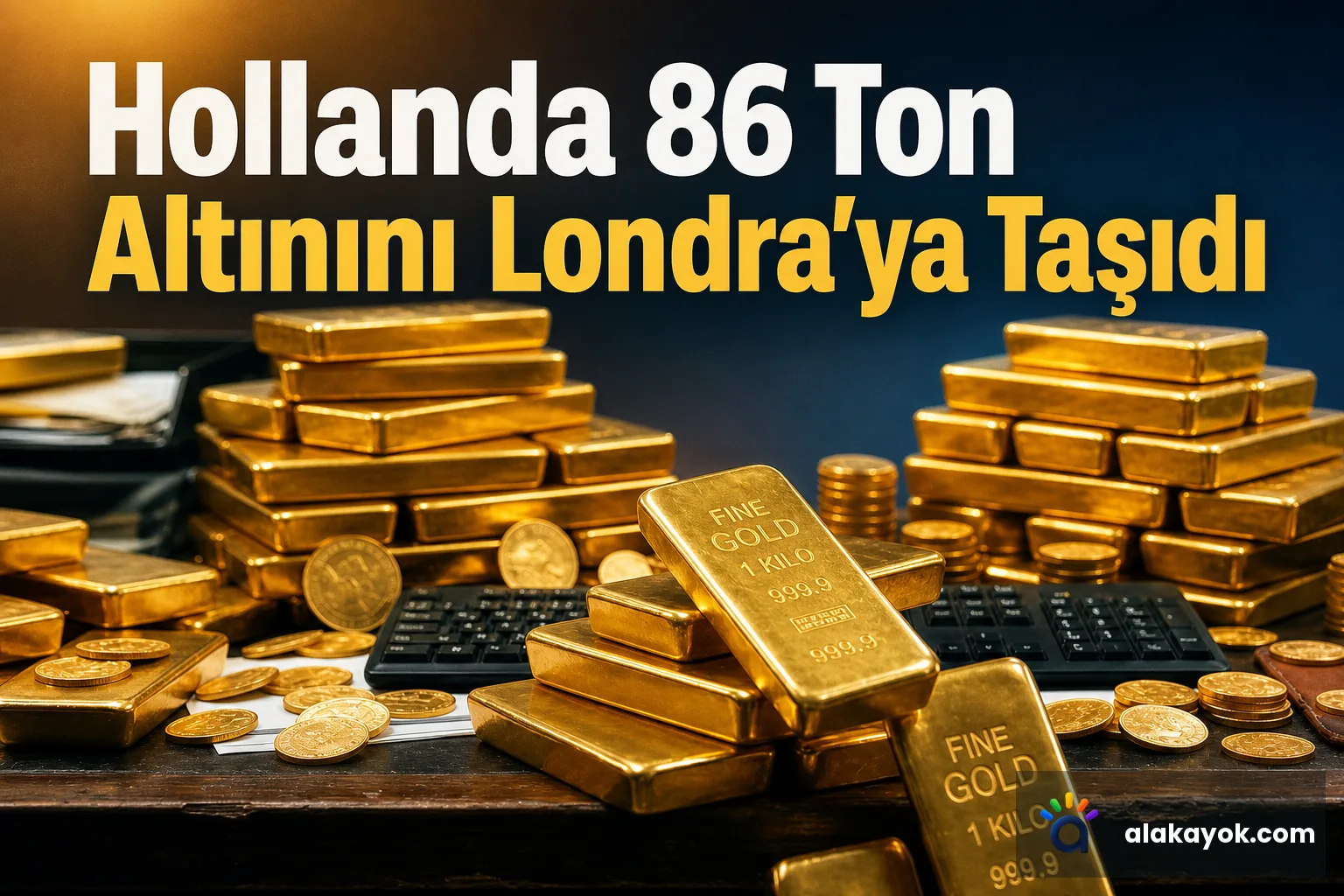 Hollanda 86 Ton Altınını Londra'ya Taşıdı