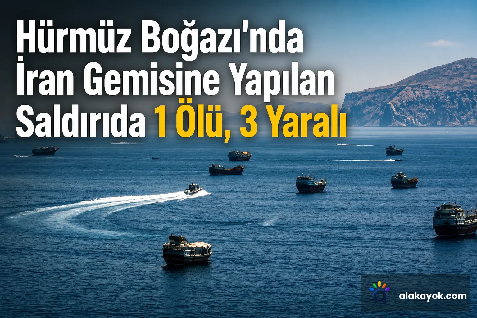 Hürmüz Boğazı'nda İran Gemisine Yapılan Saldırıda 1 Ölü, 3 Yaralı