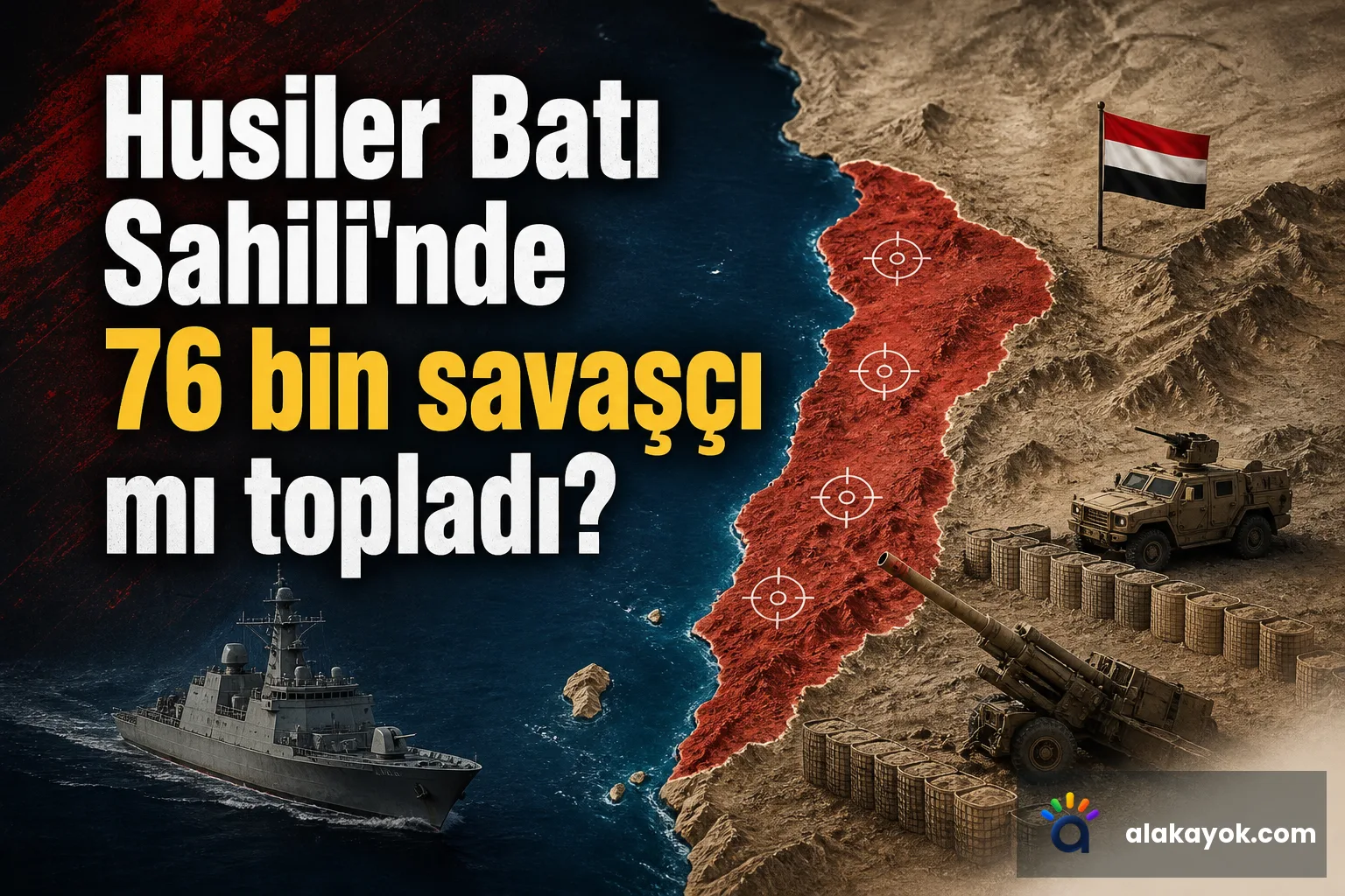 Husiler Batı Sahili'nde 76 bin savaşçı mı topladı?