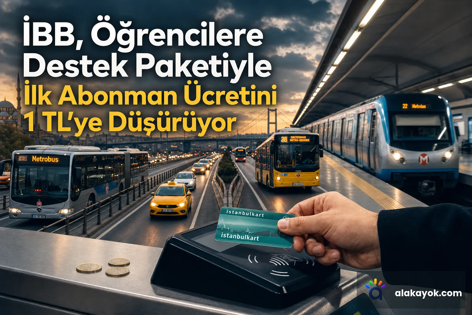 İBB, Öğrencilere Destek Paketiyle İlk Abonman Ücretini 1 TL'ye Düşürüyor